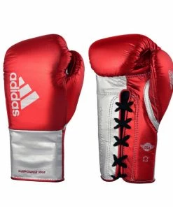 Adidas Adipower Pro Lace-Up Metallic Red Silver