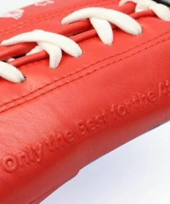 BOXING / MUAY THAI / MMA Adidas Adipower Lace Up Leather Boxing Gloves - Red Blue Silver 11 BOXING / MUAY THAI / MMA Adidas Adipower Lace Up Leather Boxing Gloves - Red Blue Silver