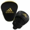 BOXING / MUAY THAI / MMA Adidas Adistar Pro Speed Leather Focus Pads - Black / Gold