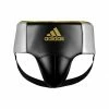 Adidas Adi Star Pro Groin Guard Metallic Black/Silver BOXING / MUAY THAI / MMA