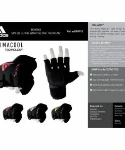 Adidas Speed Quick Wrap Gloves - Black 7 Adidas Speed Quick Wrap Gloves - Black