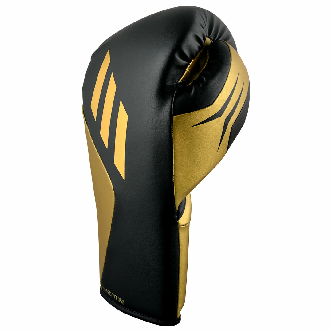 Adidas Speed TILT 350 Pro Training Boxing Gloves Cactus Leather Lace-Up Black/Gold BOXING / MUAY THAI / MMA 7 Adidas Speed TILT 350 Pro Training Boxing Gloves Cactus Leather Lace-Up Black/Gold BOXING / MUAY THAI / MMA