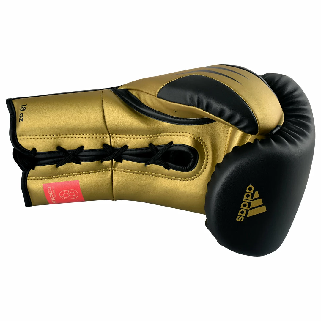 Adidas Speed TILT 350 Pro Training Boxing Gloves Cactus Leather Lace-Up Black/Gold BOXING / MUAY THAI / MMA 8 Adidas Speed TILT 350 Pro Training Boxing Gloves Cactus Leather Lace-Up Black/Gold BOXING / MUAY THAI / MMA