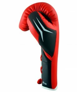 Adidas Speed TILT 350 Pro Training Boxing Gloves Cactus Leather Lace-Up Red/Black BOXING / MUAY THAI / MMA