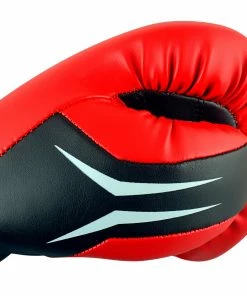 Adidas Speed TILT 350 Pro Training Boxing Gloves Cactus Leather Lace-Up Red/Black BOXING / MUAY THAI / MMA