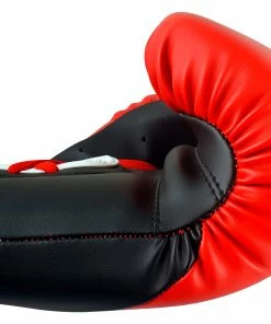 Adidas Speed TILT 350 Pro Training Boxing Gloves Cactus Leather Lace-Up Red/Black BOXING / MUAY THAI / MMA