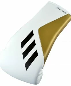 Adidas Speed TILT 350 Pro Training Boxing Gloves Cactus Leather Lace-Up White/Gold