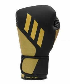 Adidas Speed TILT 350 Pro Training Boxing Gloves Cactus Leather Strap Black/Gold 22 Adidas Speed TILT 350 Pro Training Boxing Gloves Cactus Leather Strap Black/Gold