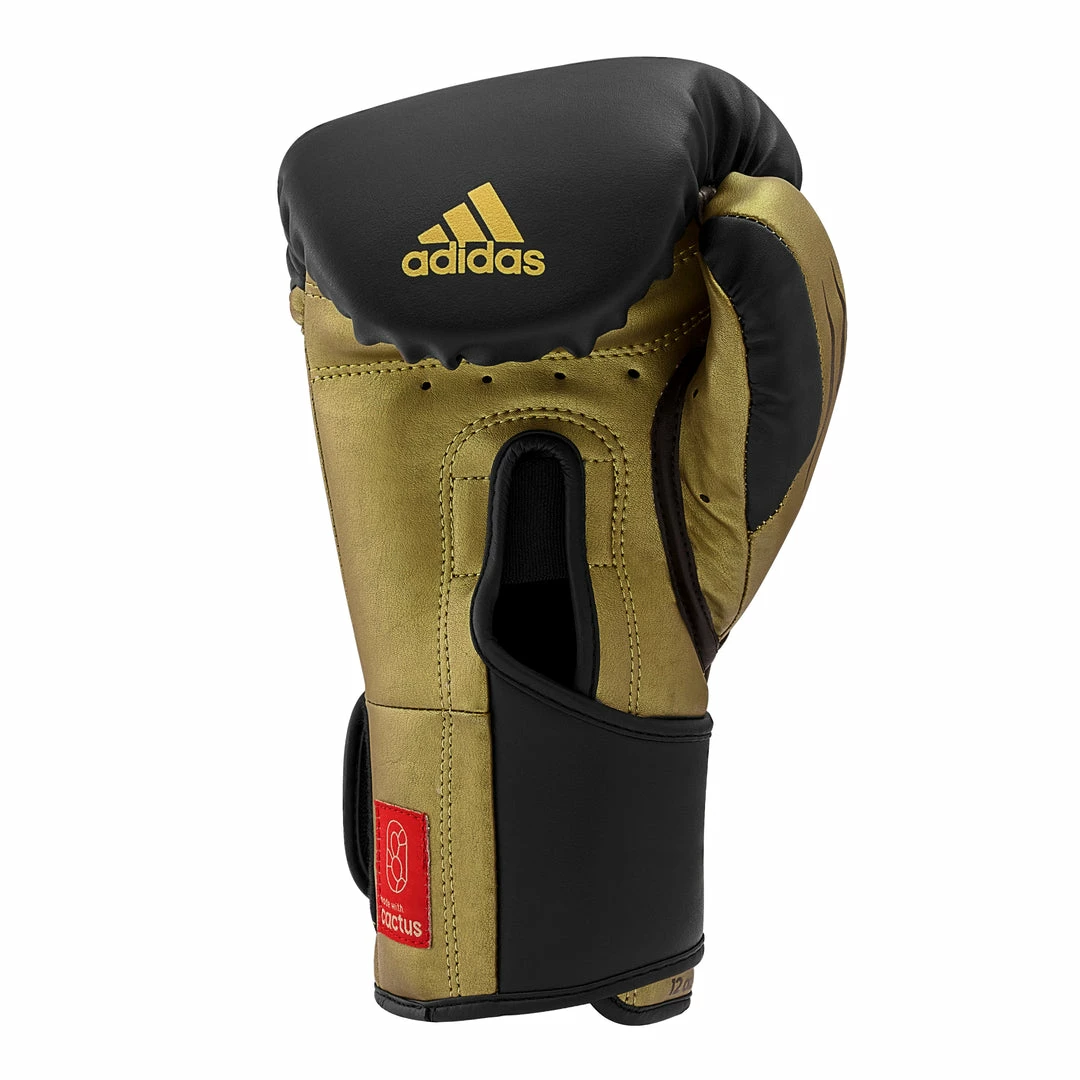 Adidas Speed TILT 350 Pro Training Boxing Gloves Cactus Leather Strap Black/Gold 5 Adidas Speed TILT 350 Pro Training Boxing Gloves Cactus Leather Strap Black/Gold