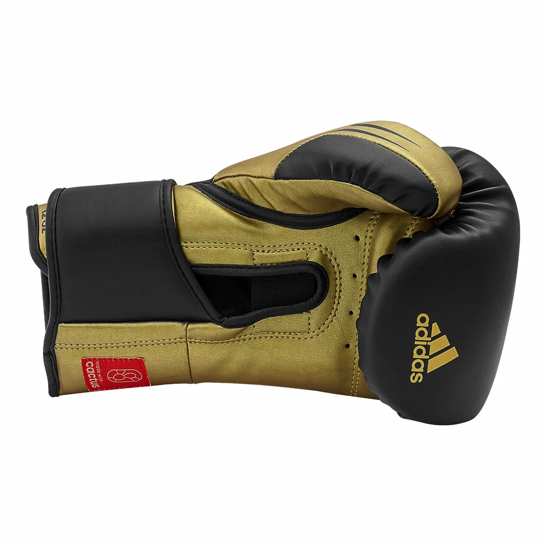 Adidas Speed TILT 350 Pro Training Boxing Gloves Cactus Leather Strap Black/Gold 9 Adidas Speed TILT 350 Pro Training Boxing Gloves Cactus Leather Strap Black/Gold
