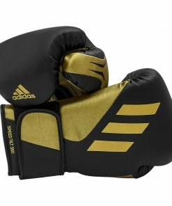 Adidas Speed TILT 350 Pro Training Boxing Gloves Cactus Leather Strap Black/Gold 27 Adidas Speed TILT 350 Pro Training Boxing Gloves Cactus Leather Strap Black/Gold