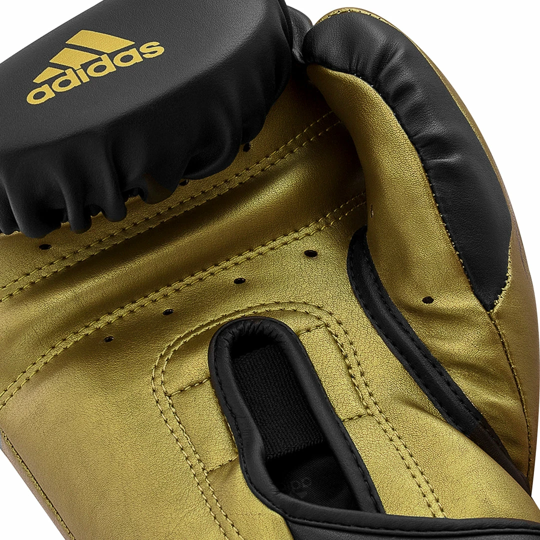Adidas Speed TILT 350 Pro Training Boxing Gloves Cactus Leather Strap Black/Gold 14 Adidas Speed TILT 350 Pro Training Boxing Gloves Cactus Leather Strap Black/Gold