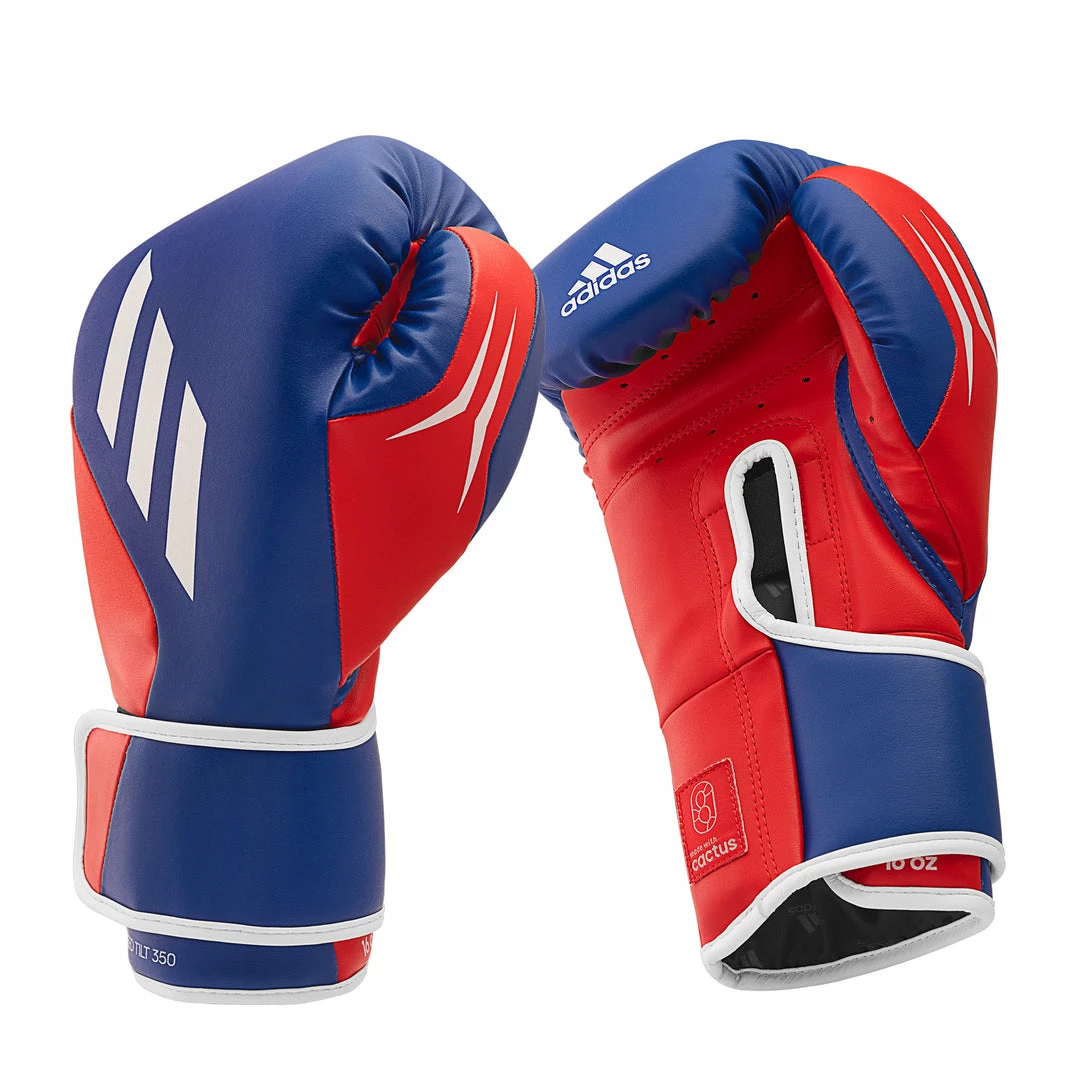Adidas Speed TILT 350 Pro Training Boxing Gloves Cactus Leather Strap Red/Blue BOXING / MUAY THAI / MMA 4 Adidas Speed TILT 350 Pro Training Boxing Gloves Cactus Leather Strap Red/Blue BOXING / MUAY THAI / MMA