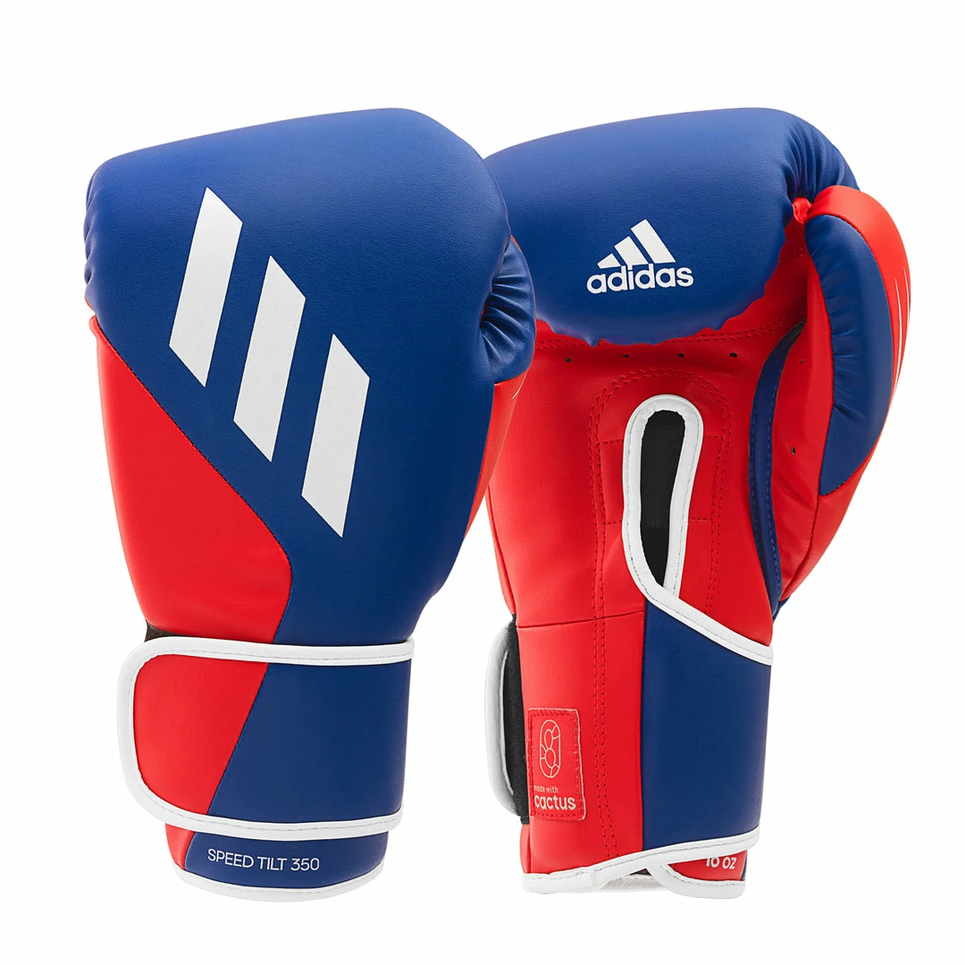 Adidas Speed TILT 350 Pro Training Boxing Gloves Cactus Leather Strap Red/Blue BOXING / MUAY THAI / MMA 3 Adidas Speed TILT 350 Pro Training Boxing Gloves Cactus Leather Strap Red/Blue BOXING / MUAY THAI / MMA