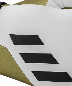 Adidas Speed TILT 350 Pro Training Boxing Gloves Cactus Leather Strap White/Gold