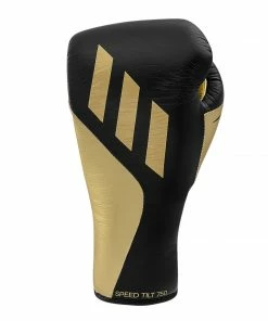BOXING / MUAY THAI / MMA Adidas Speed TILT 750 Pro Lace-up Boxing Gloves Leather Black/Gold 26 BOXING / MUAY THAI / MMA Adidas Speed TILT 750 Pro Lace-up Boxing Gloves Leather Black/Gold