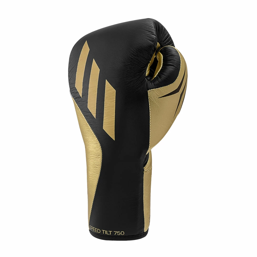 BOXING / MUAY THAI / MMA Adidas Speed TILT 750 Pro Lace-up Boxing Gloves Leather Black/Gold 8 BOXING / MUAY THAI / MMA Adidas Speed TILT 750 Pro Lace-up Boxing Gloves Leather Black/Gold
