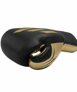 BOXING / MUAY THAI / MMA Adidas Speed TILT 750 Pro Lace-up Boxing Gloves Leather Black/Gold 28 BOXING / MUAY THAI / MMA Adidas Speed TILT 750 Pro Lace-up Boxing Gloves Leather Black/Gold