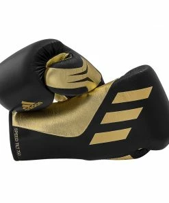 BOXING / MUAY THAI / MMA Adidas Speed TILT 750 Pro Lace-up Boxing Gloves Leather Black/Gold 29 BOXING / MUAY THAI / MMA Adidas Speed TILT 750 Pro Lace-up Boxing Gloves Leather Black/Gold