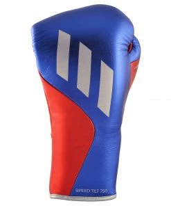 Adidas Speed TILT 750 Pro Lace-up Boxing Gloves Leather Red/Blue