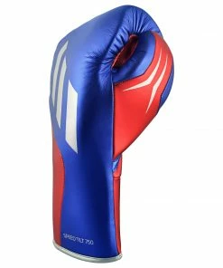 Adidas Speed TILT 750 Pro Lace-up Boxing Gloves Leather Red/Blue