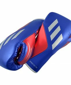 Adidas Speed TILT 750 Pro Lace-up Boxing Gloves Leather Red/Blue