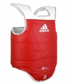 Adidas Senior Adult Taekwondo Reversible Body Chest Protector Blue Red