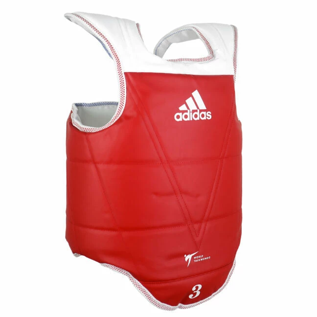 Adidas Senior Adult Taekwondo Reversible Body Chest Protector Blue Red 4 Adidas Senior Adult Taekwondo Reversible Body Chest Protector Blue Red