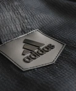 Adidas Black Coloured Taekwondo Dobok Gi Uniform W/ Yellow Stripes