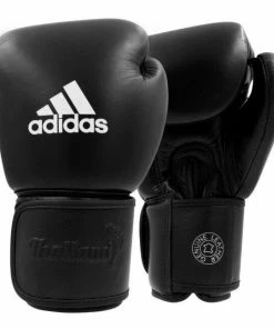 Adidas Muay Thai Gloves Genuine Leather - Black BOXING / MUAY THAI / MMA