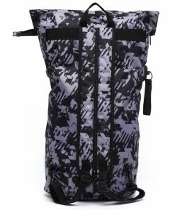 Adidas Large Military Gym Sports Gear Bag Black & Silver Camo BOXING / MUAY THAI / MMA
