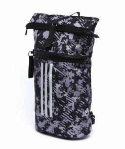Adidas Large Military Gym Sports Gear Bag Black & Silver Camo BOXING / MUAY THAI / MMA