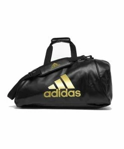 BOXING / MUAY THAI / MMA Adidas Sports Bag 2 In 1 Large Gold & Black MMA Boxing Gear Bag