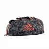 Adidas Large Combat 053 Gear Gym Sports Bag Camo & Orange Shoulder Strap BOXING / MUAY THAI / MMA