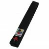 Adidas WKF Approved Black Belt Karate 100% Cotton 9 Row Stitching 2 Adidas WKF Approved Black Belt Karate 100% Cotton 9 Row Stitching
