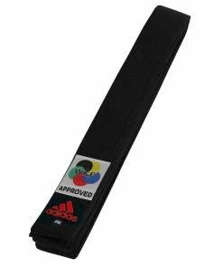 Adidas WKF Approved Black Belt Karate 100% Cotton 9 Row Stitching