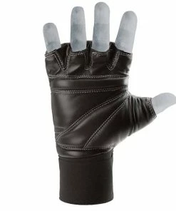 Adidas Speed Gel Bag Gloves Leather Black & White 8mm Gel Foam