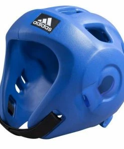BOXING / MUAY THAI / MMA Adidas Adizero Moulded Kickboxing Head Guard WAKO Approved – Blue