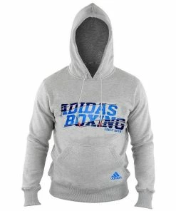 Adidas Graphic Boxing Hoodie Fleece Lined S/M/L/XL Gym Apparel
