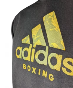 BOXING / MUAY THAI / MMA Adidas Badge Of Sport Boxing Hoody Black & Gold