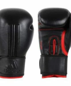 Adidas Energy 300 Leather Boxing Gloves Black 10oz