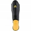 Adidas Super Pro Shin/Instep Guard Black/Yellow Boxing Thai MMA