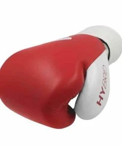 Adidas Hybrid 200 Red/White Genuine Leather Boxing Gloves BOXING / MUAY THAI / MMA