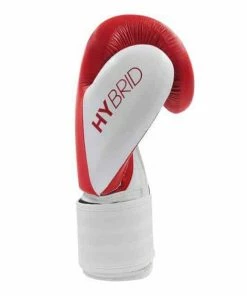 Adidas Hybrid 200 Red/White Genuine Leather Boxing Gloves BOXING / MUAY THAI / MMA