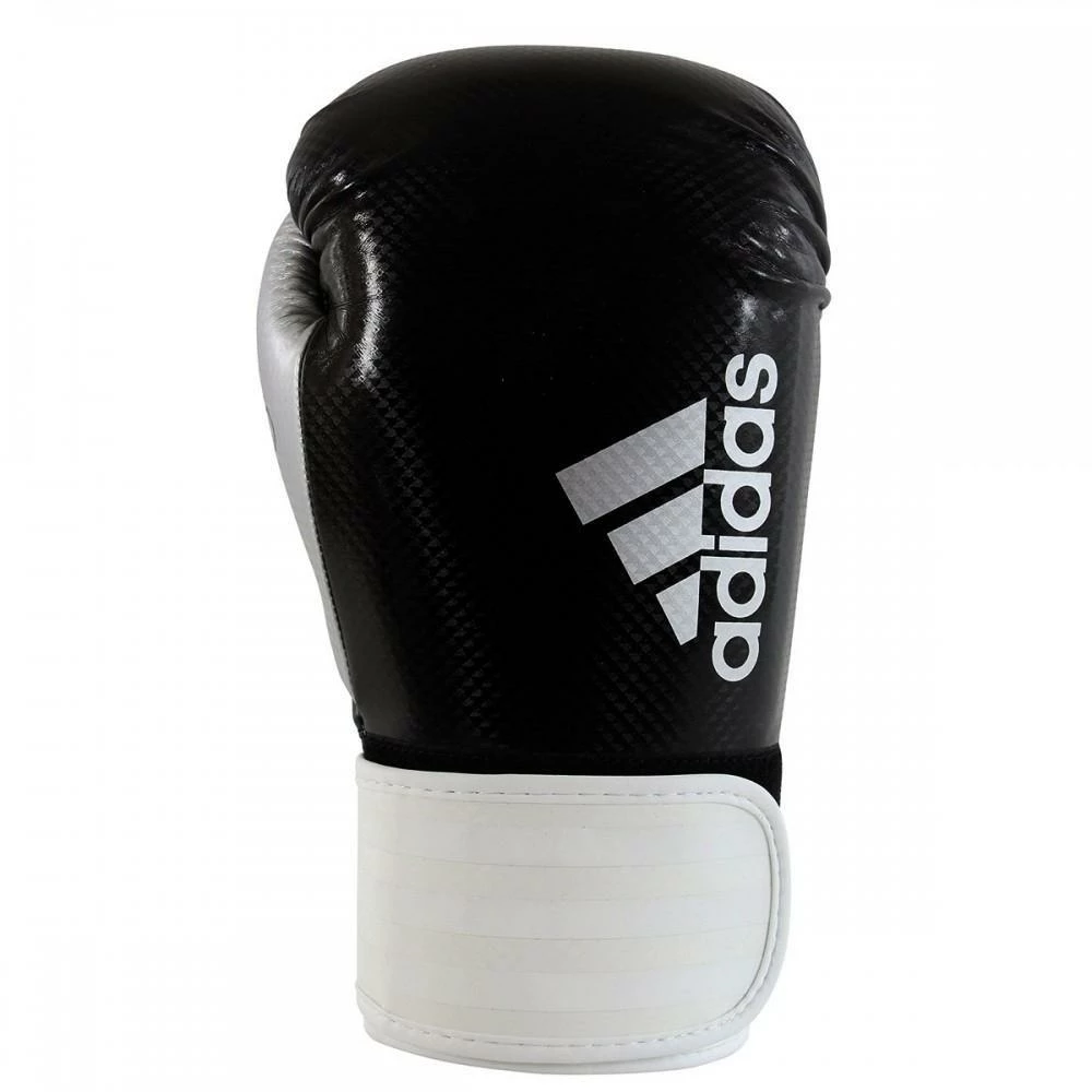 BOXING / MUAY THAI / MMA Adidas Hybrid 75 Boxing Gloves 12oz 16oz Black & White 4 BOXING / MUAY THAI / MMA Adidas Hybrid 75 Boxing Gloves 12oz 16oz Black & White
