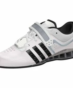 Adidas Adipower Weightlifting Shoes White Lace Up Support Stability ADIGWM25733 7 Adidas Adipower Weightlifting Shoes White Lace Up Support Stability ADIGWM25733