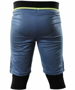 FUNCTIONAL FITNESS Adidas Mens Tech Short W/ Leggings Climacool Material Elastic Waist ADISTS01