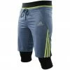 FUNCTIONAL FITNESS Adidas Mens Tech Short W/ Leggings Climacool Material Elastic Waist ADISTS01 1 FUNCTIONAL FITNESS Adidas Mens Tech Short W/ Leggings Climacool Material Elastic Waist ADISTS01