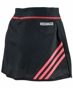 Adidas Womens Training Skort Dress Skirt Climacool Mesh Black ADISWSK02 FUNCTIONAL FITNESS