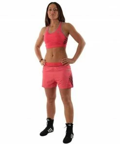 Adidas Womens Train Brast Sports Bra Climacool Mesh Shock Red/Black ADISWTB01